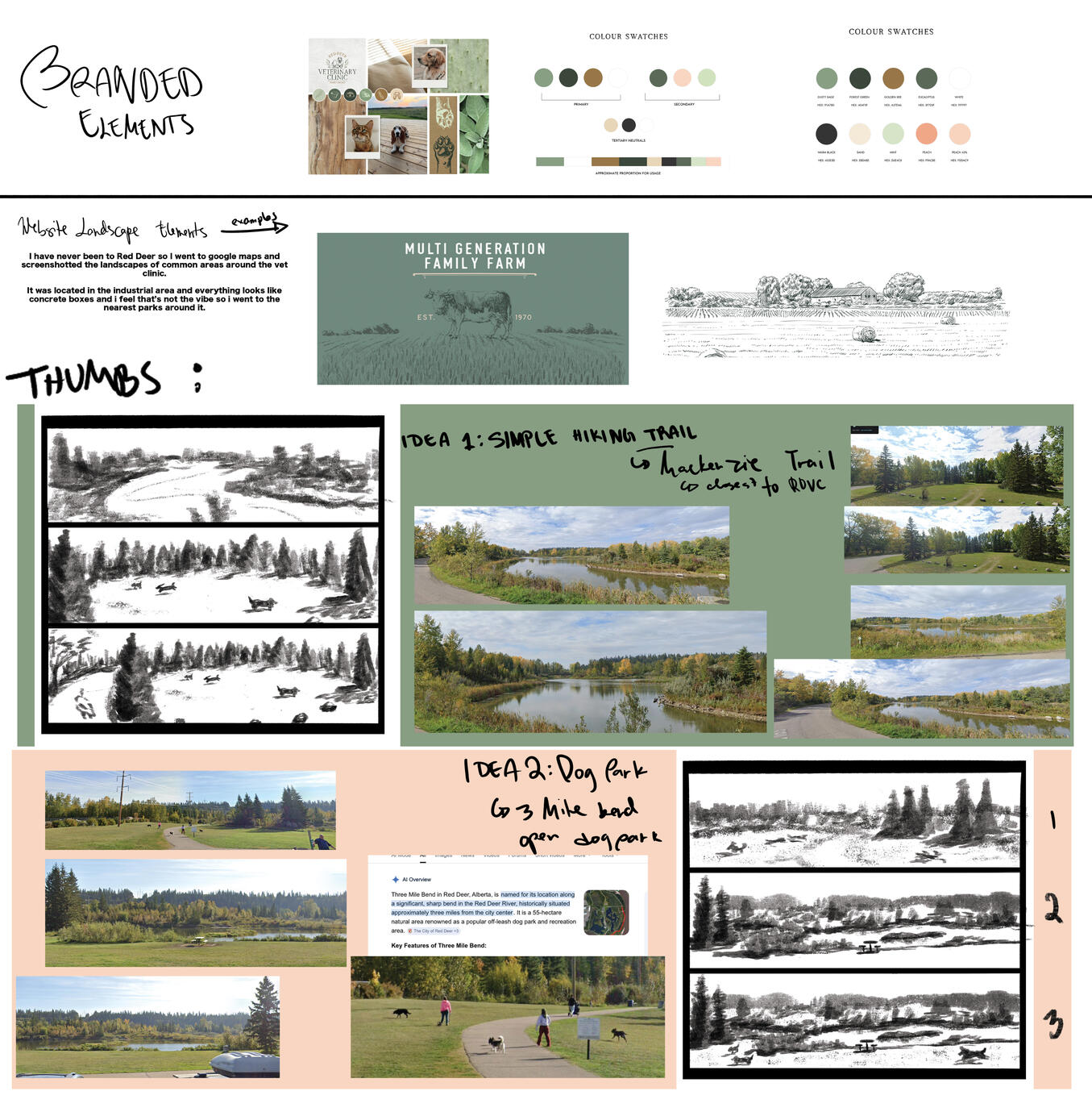 Process work for Red Deer Veterinary Clinic