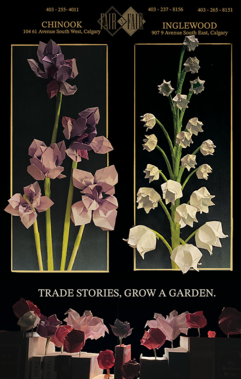 A promotional poster that leans more towards community building of a local bookshop.